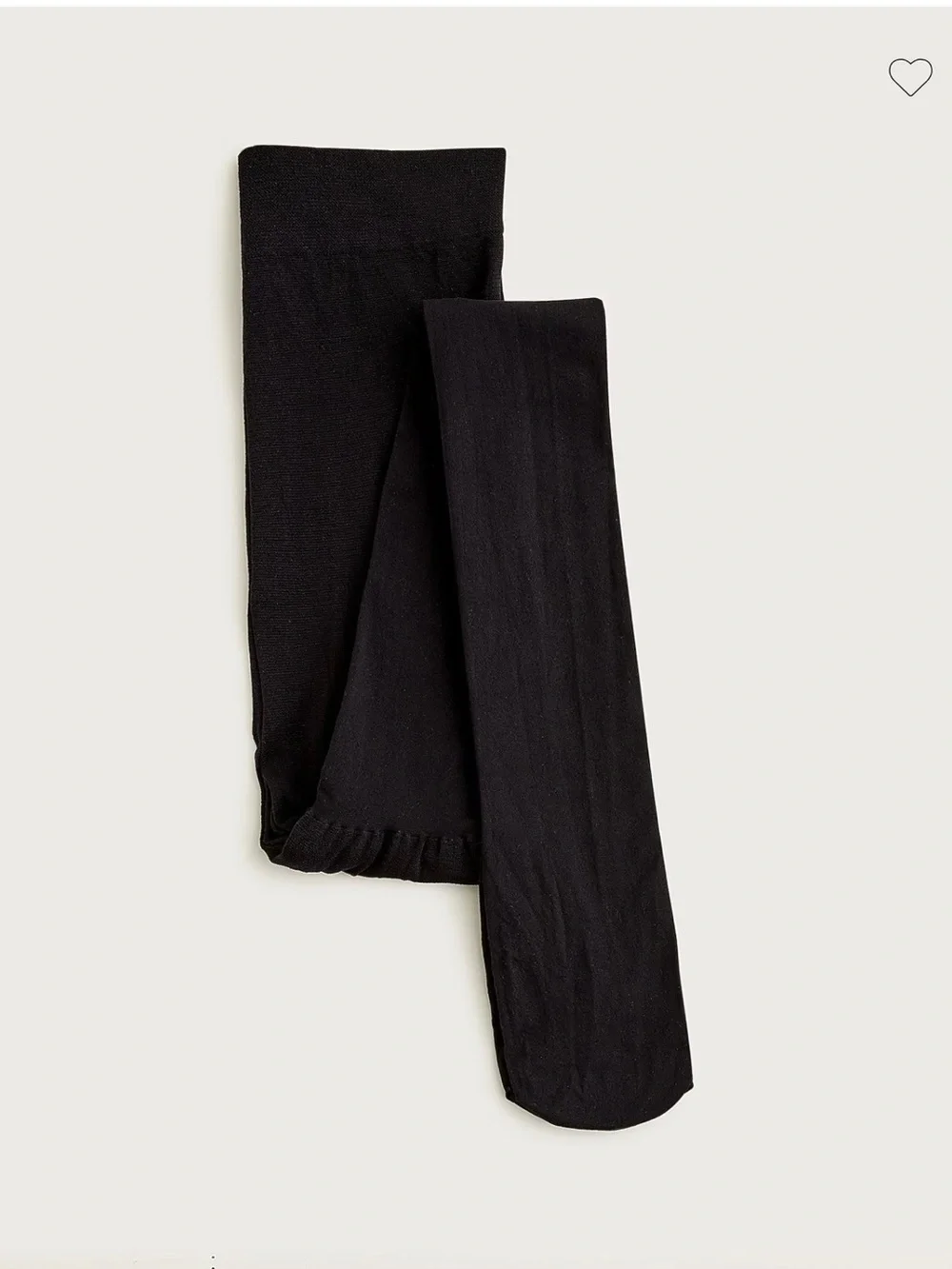 J. Crew Black Sheer Tights